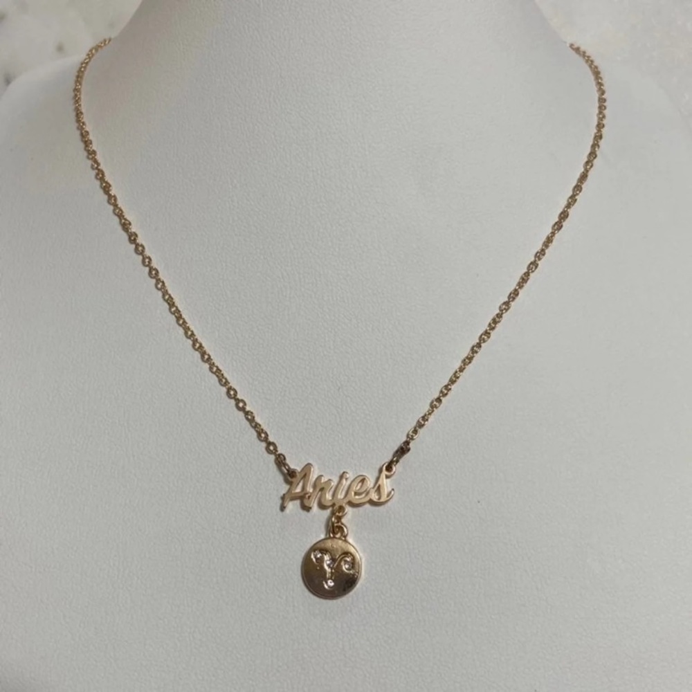 Aries Zodiac Necklace